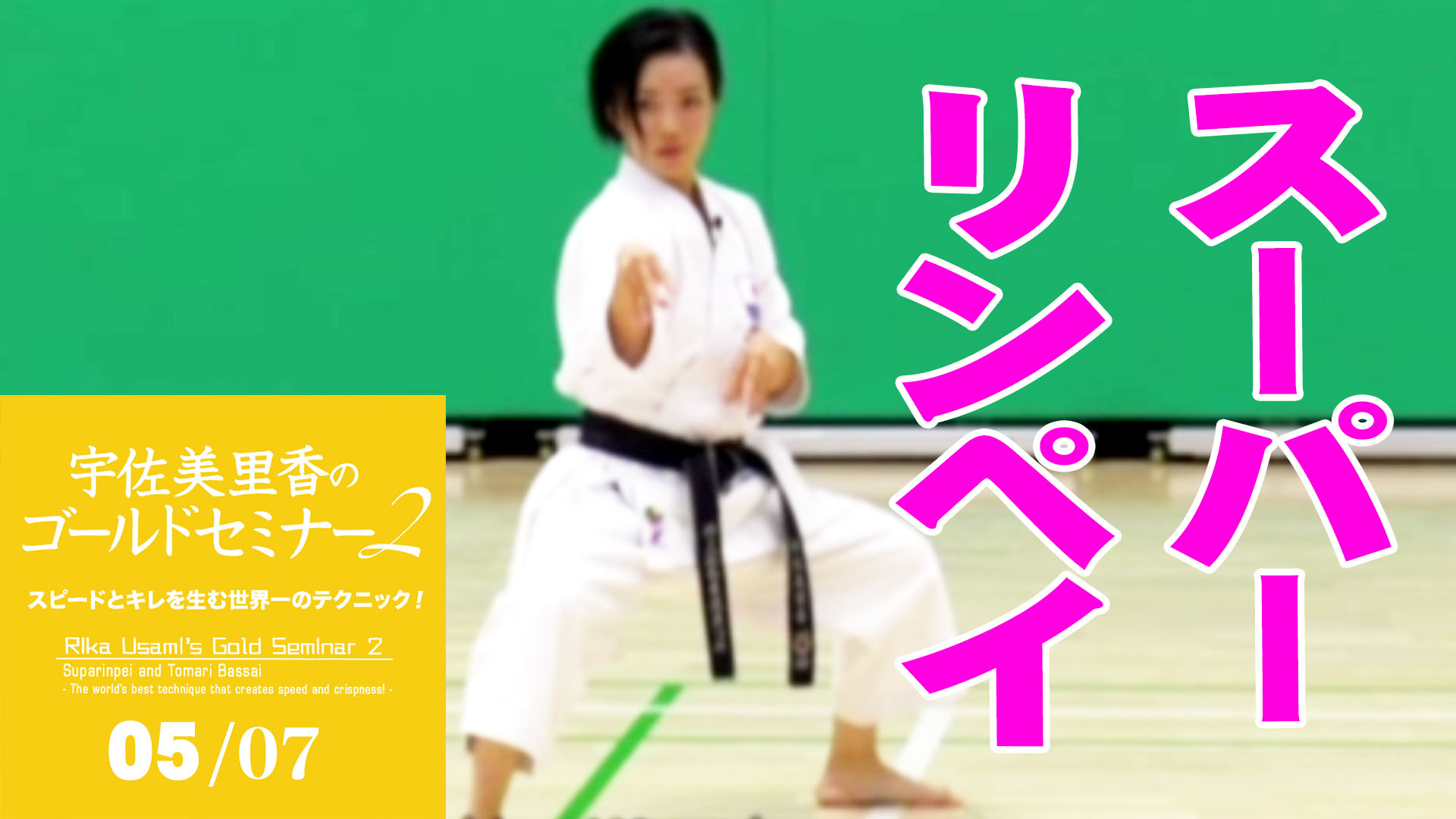 宇佐美里香ベスト空手 -世界一の形とそれを創るベーシックス＆マインド- (DVD)★ 収録時間：118分★全空連★全日本空手道連盟★形 宇佐美里香のゴールドセミナー 世界一の基本とチャタンヤラクーサンクー -呼吸を止めず力まず楽に技を極める！- （DVD）